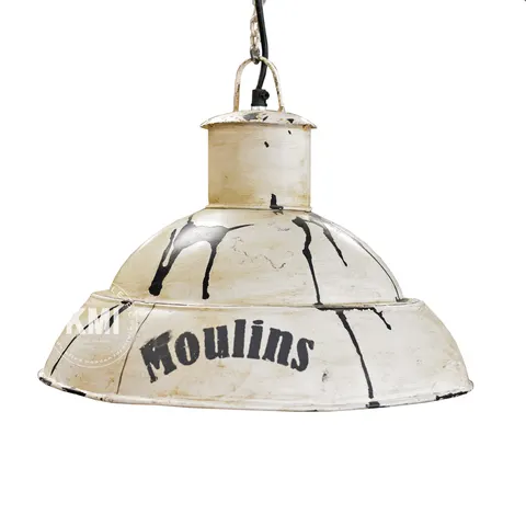 industrialna lampa Loft M-3447 biała