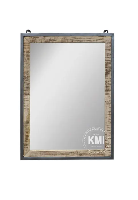 meble industrialne lustro Factory drewno metal