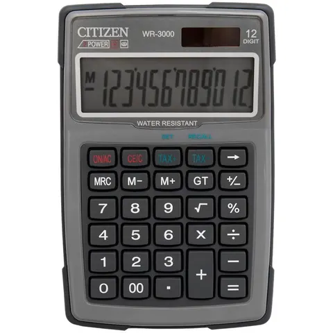 Kalkulator CITIZEN WR3000NRGYE