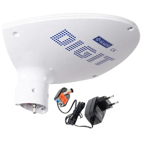 Antena DVB-T digit activa biała 5G Protected UHF TELMOR
