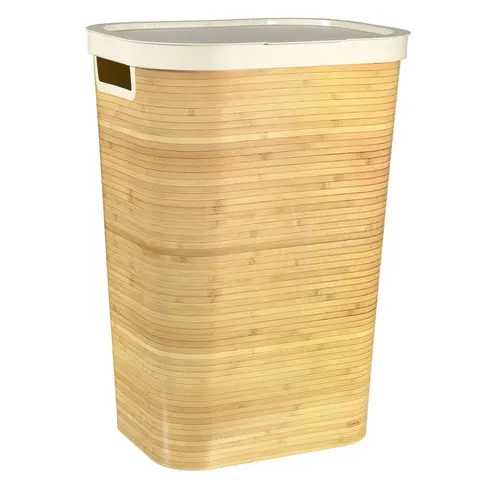Kosz na pranie INFINITY LAUNDRY 60L Bambus Curver