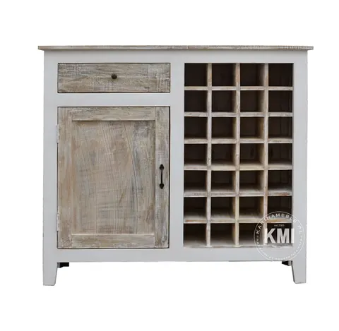 Komoda Hampton Island vintage z barkiem na wino