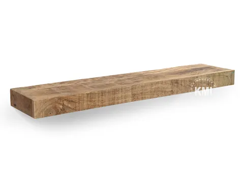 Półka loftowa z postarzanego drewna mango 120 cm – Karina Meble