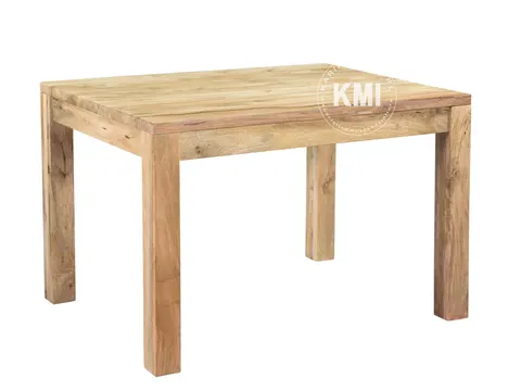 Rozkładany Stół z Drewna Mango | Mebel Loftowy 120-190x90 cm