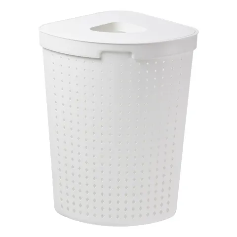 Kosz Na Bieliznę SEOUL CORNER LAUNDRY BASKET biały 60300800 Plast Team
