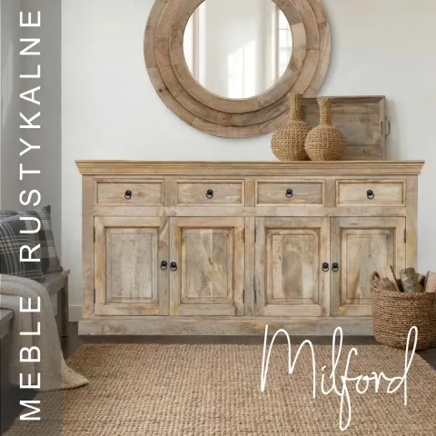Komoda Milford 180x90 Drewno Mango | Meble Rustykalne