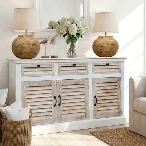 Meble Hampton | Komoda Żaluzjowa 150x90 cm Mango