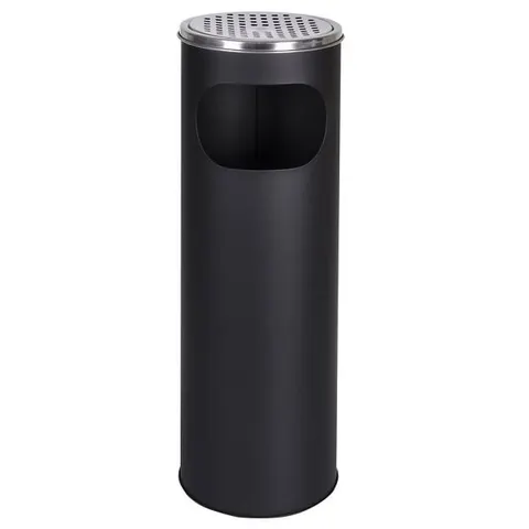 Koszopopielnica czarna stal MX9157BL METLEX