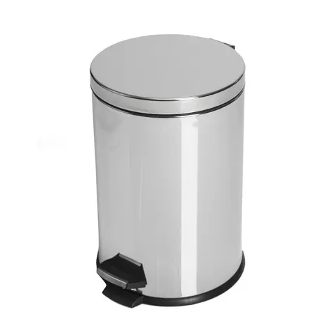 Kosz na śmieci 5 L stal chromowana MX2047 METLEX