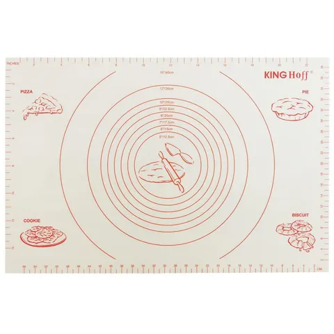 Mata silikonowa biała 60x40 KH-1537 KINGHOFF