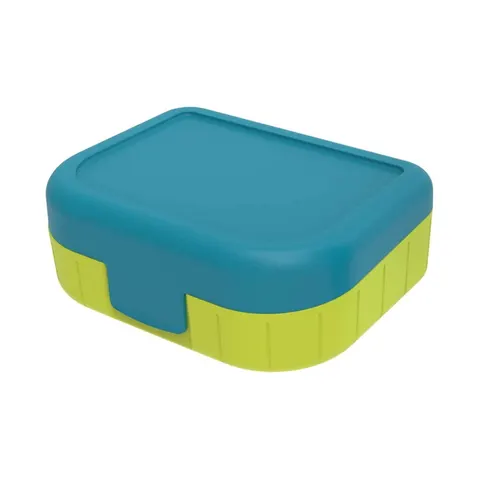 Śniadaniówka 1 l MEMORY KIDS LIME zielony/AQUA nieb 1017406112 Rotho