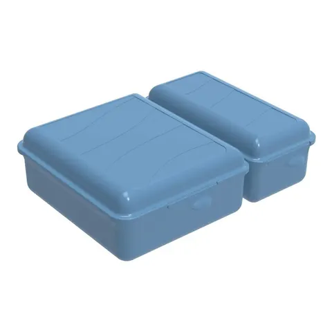 Pojemnik dwukomorowy 1.05 l , 0.55 l FUN Horizon Blue/Horizon Blue 1711706161 Rotho