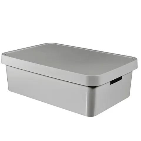 Pojemnik z przykrywką INFINITY BOX 30L szary 233996 CURVER