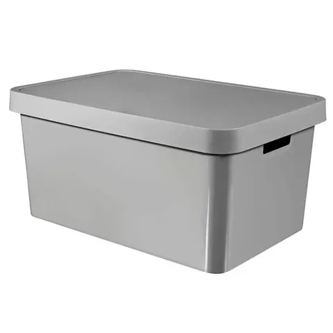 Pojemnik z przykrywką INFINITY BOX 45 L szary 233941 CURVER