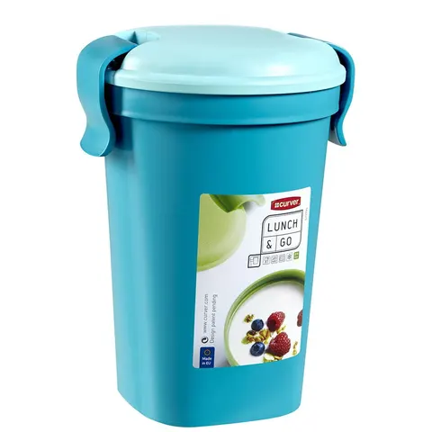 Kubek LUNCH&GO CUP L 0,6 L niebieski 225057 CURVER
