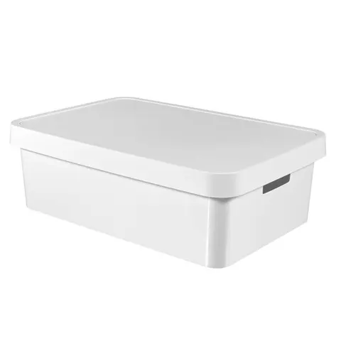 Pojemnik z przykrywką INFINITY BOX 30L biały 233758 CURVER