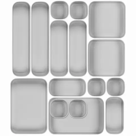 Zestaw wkładów do szuflady infinity Curver 16 szt