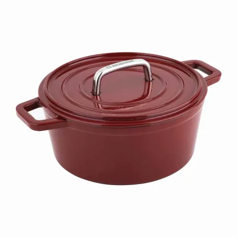 Garnek żeliwny ALPEN 3,7 l czerwony CS KOCHSYSTEME CSK078102