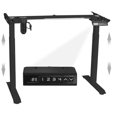 Elektryczny stelaż biurkowy KG1021 czarny KING MOUNT