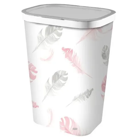Kosz na pranie INFINITY LAUNDRY HAMPER 60 L kwiaty 232137 Curver