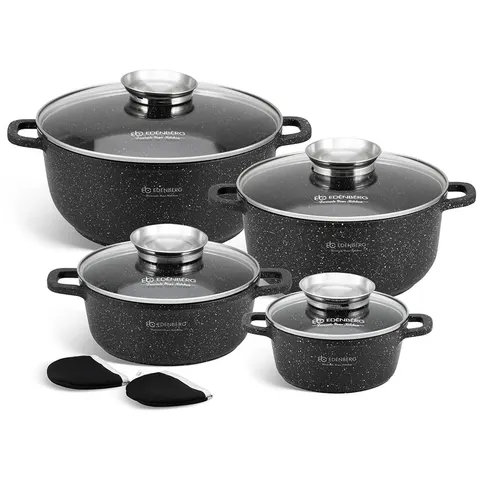 Garnki marmur 8 sztuk 8142 Edenberg