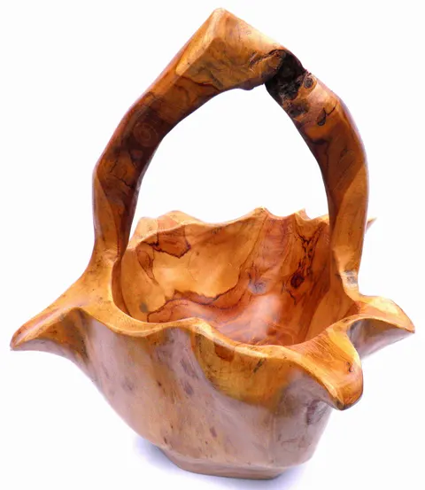 Koszyk z korzenia drzewa tekowego TEAK 5908228977355 K10