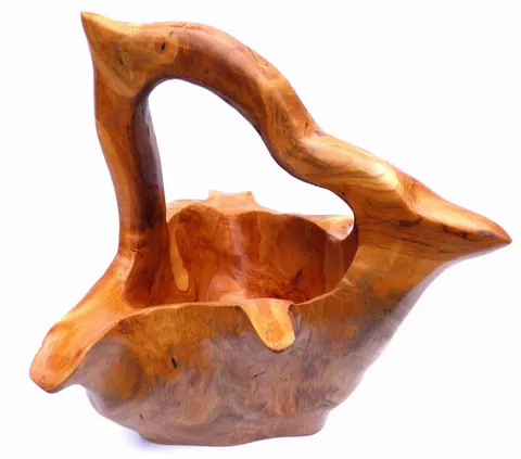 Koszyk z korzenia drzewa tekowego TEAK 5908228977355 K14