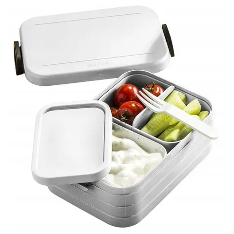 Lunchbox take a break bento midi biały 107632130600 KULIG
