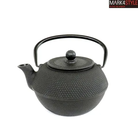Zaparzacz czajnik żeliwny do herbaty 1100 ML czarny 2313032