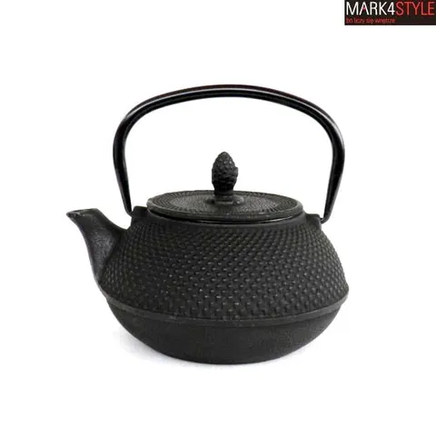 Zaparzacz czajnik żeliwny do herbaty 800 ML czarny 2313006