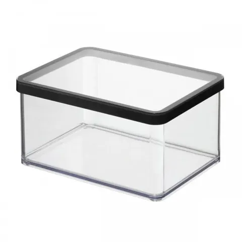 Pojemnik kuchenny szer. 2,25 L LOFT przezroczysty / czarny 1161008080 Rotho
