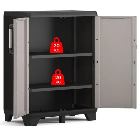 Szafa Armadio Pro Basso czrny/szary 249837 KETER
