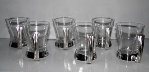 Szklanki Zestaw Komplet 6 szt. 200 ml Regent ONDA 198262