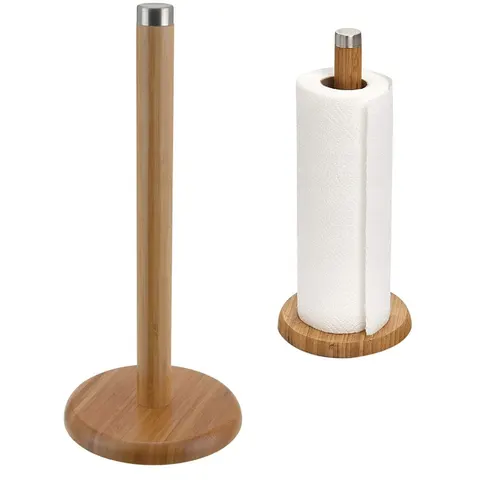 Stojak na ręczniki papierowe bambus Deco4Home