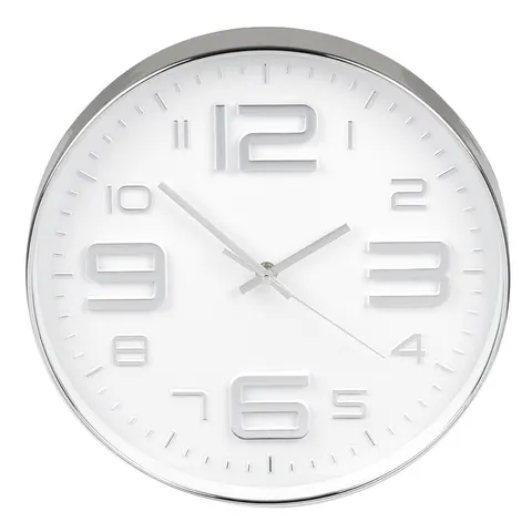 Zegar ścienny 305 mm biały Deco4Home