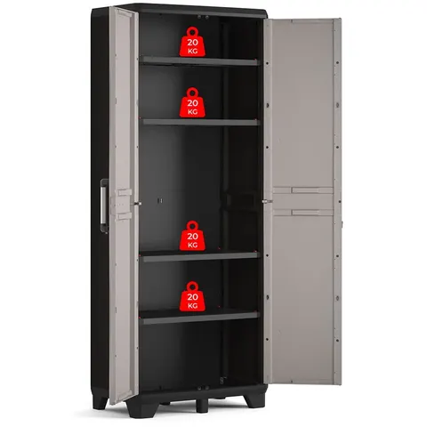 Szafa Armadio Pro Alto szary / czarny 249836 KETER
