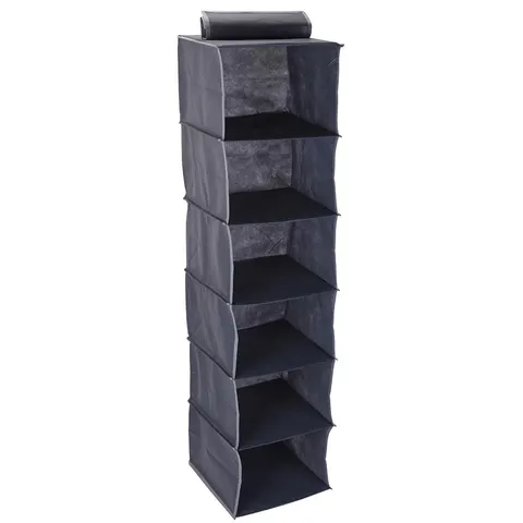 Organizer wiszący do szafy 6 przegródek Deco4Home