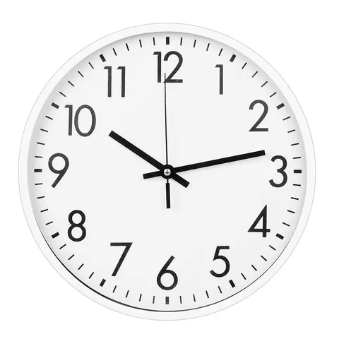 Zegar ścienny okrągły 30 cm biały Deco4Home