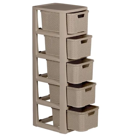 Stojak z 5 koszykami 1728 cappuccino Branq