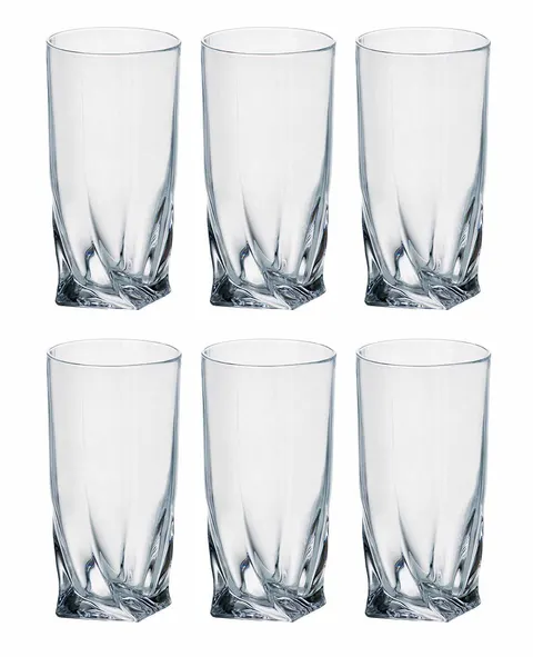 BOHEMIA QUADRO SZKLANKA WHISKY 340 KPL 6szt 8593410631640