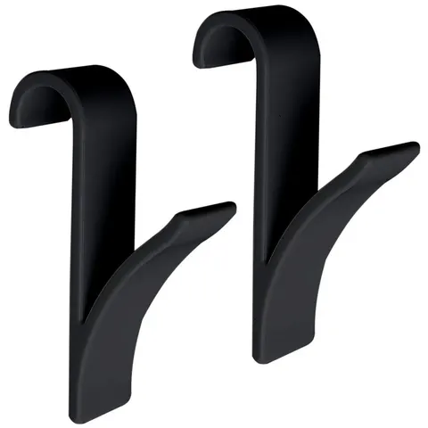 Haczyk na grzejnik łazienkowy wieszak na kaloryfer 2 szt. czarny