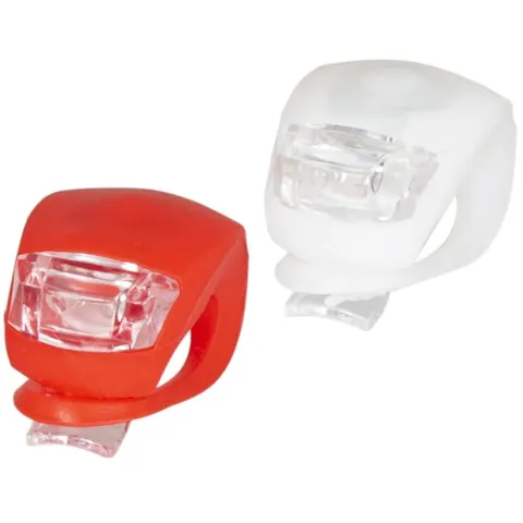 Zestaw silikonowych lampek rowerowych Deco4Home