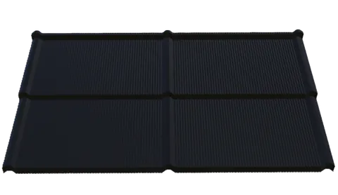 Blachodachówka KUGA LINE Blachotrapez – dwumodułowa Pladur® Wrinkle Mat Plus