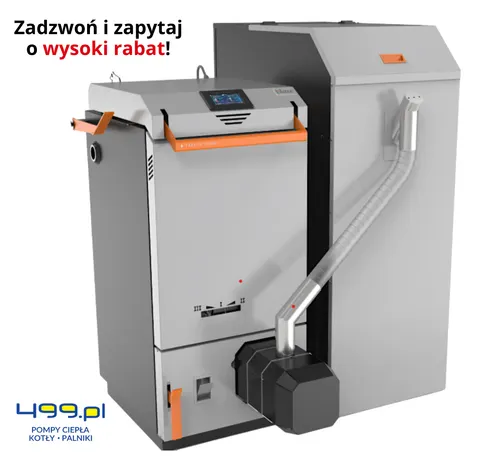 Kocioł kombinowany na drewno i pellet 40kW Blaze Praktik Combi