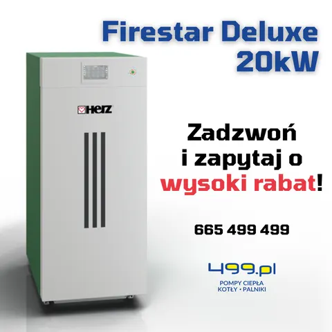 Kocioł zgazowujący drewno Firestar Deluxe 20kW - HERZ