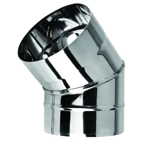 Kolano nierdzewne 45 stopni fi100mm