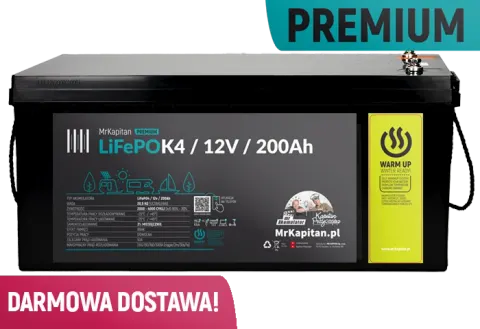 Akumulator LiFePOK4 MrKapitan PREMIUM 200 Ah (BT)
