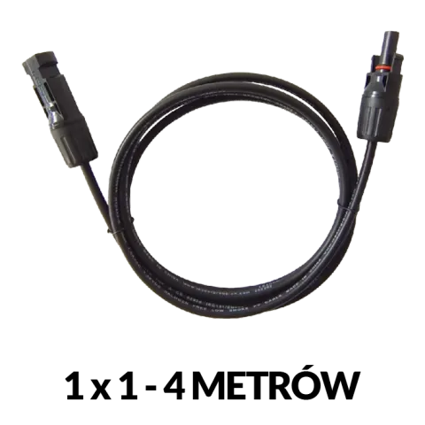 Przedłużacz przewodu solarnego 6 mm²