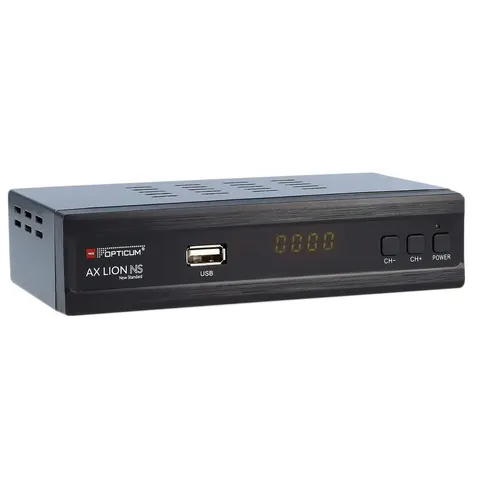 Tuner DVB-T2/C Opticum AX Lion NS H.265