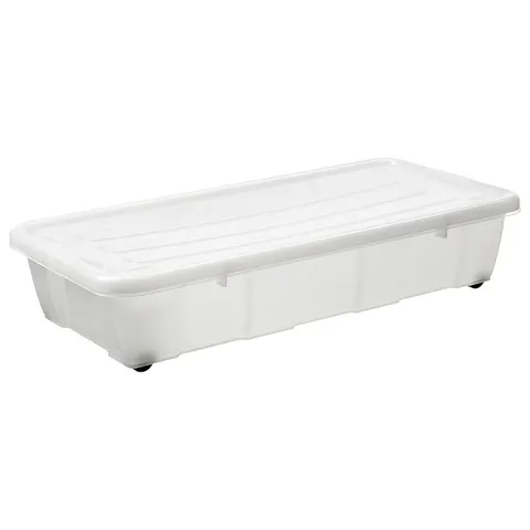 Bedroller EASY 30L, średni /przezroczysty z czarnymi kółkami 22450800 Plast Team